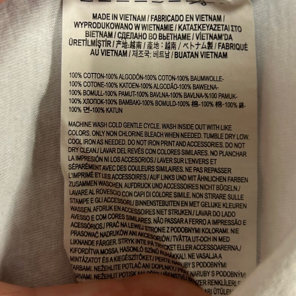 Cropped vans long sleeve size small - Picture 4 of 4